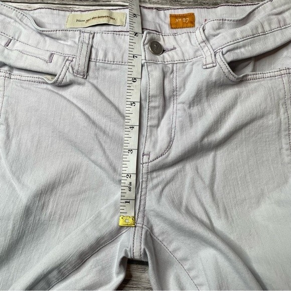 Pilcro and the Letterpress Tuxedo Seam Slim Straight Leg Jeans 27 Light Purple - Picture 11 of 12